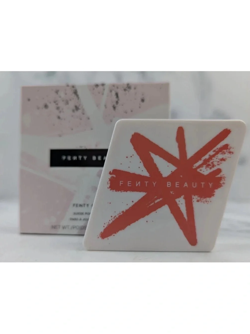 Fenty Beauty Fenty Cheeks Suede Powder Blush - Lolly Poppy. NIB